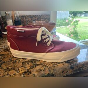 Vans -chukka maroon/burgundy/white